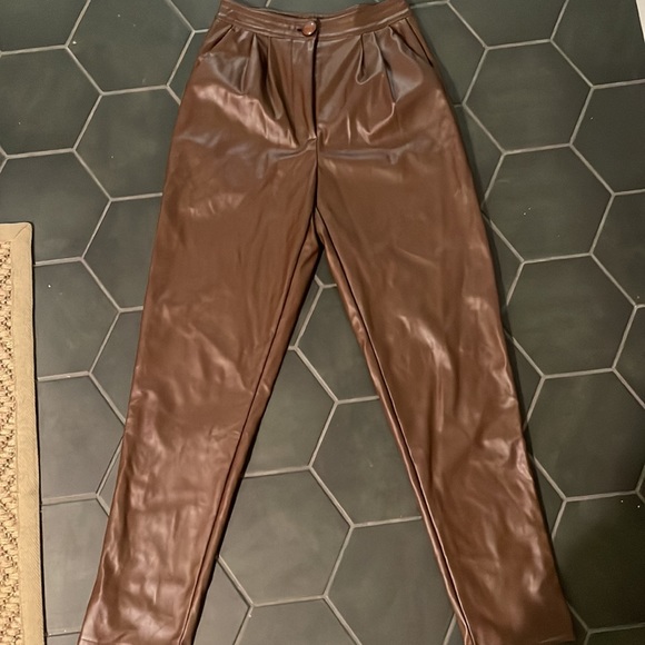 Princess Polly Faux Leather Pants - Picture 6 of 7